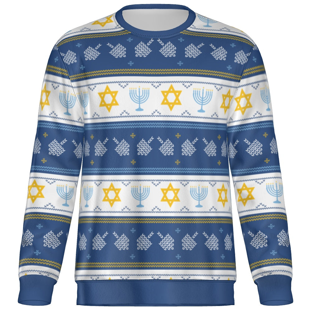 Adult Ugly Hanukkah Sweater - SLSW128A